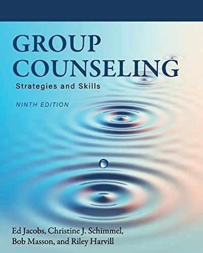 Group Counseling: Strategies - Paperback, by Jacobs Ed; Schimmel - Very Good v