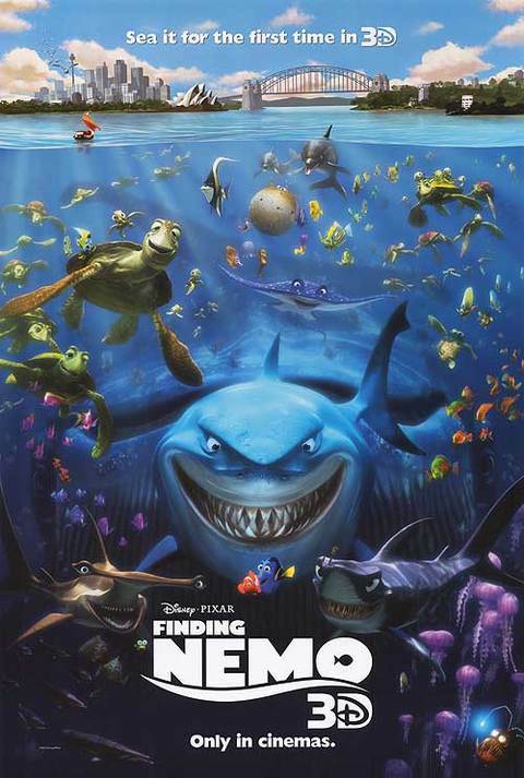 Finding Nemo 3D  2012 Movie Poster Premium Quality Choose your Size
