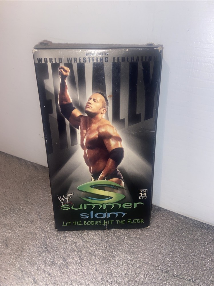 WWF Summerslam (VHS, 2001)  Let The Bodies Hit The Floor, The Rock WWE Used