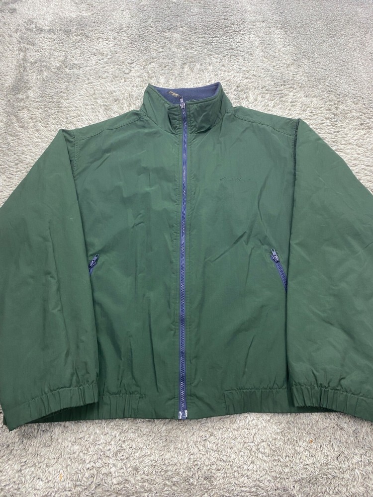 Vtg Eddie Bauer Jacket Mens XLT Tall Ebtek Polartec Fleece Lined Ski Bomber Coat