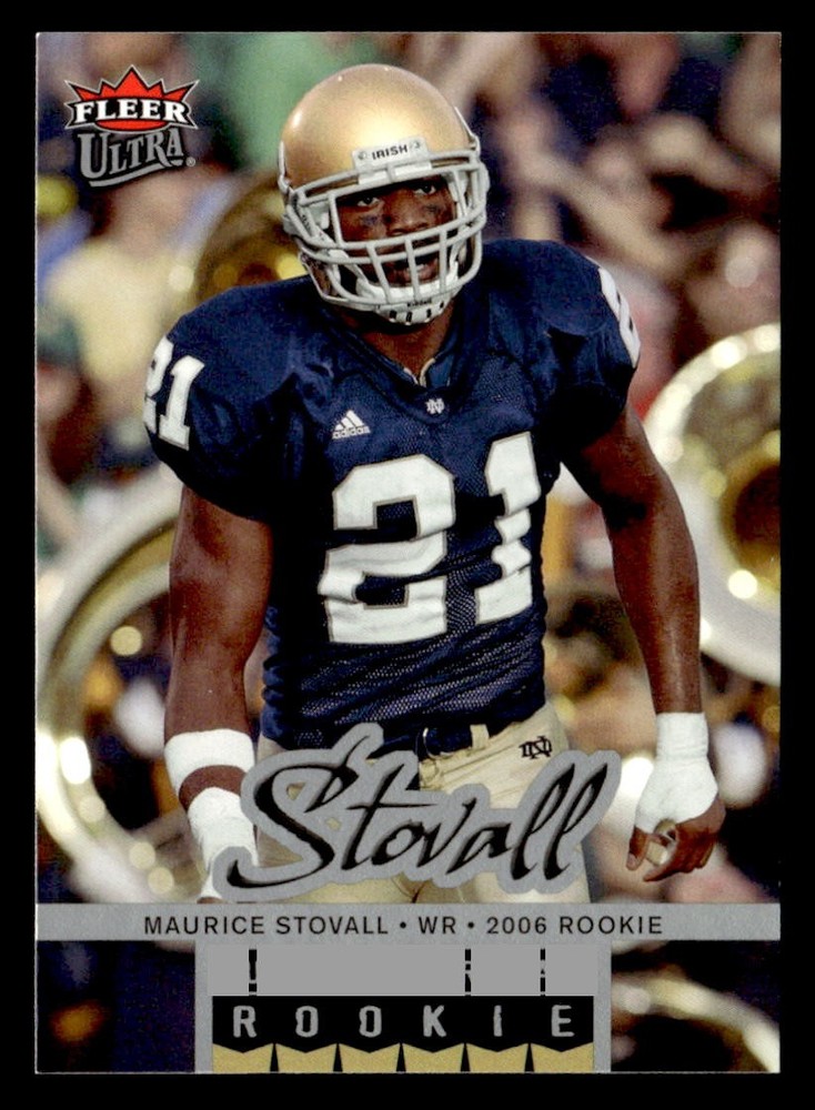 Maurice Stovall 2006 Ultra Rookie Card #248 Notre Dame Fighting Irish