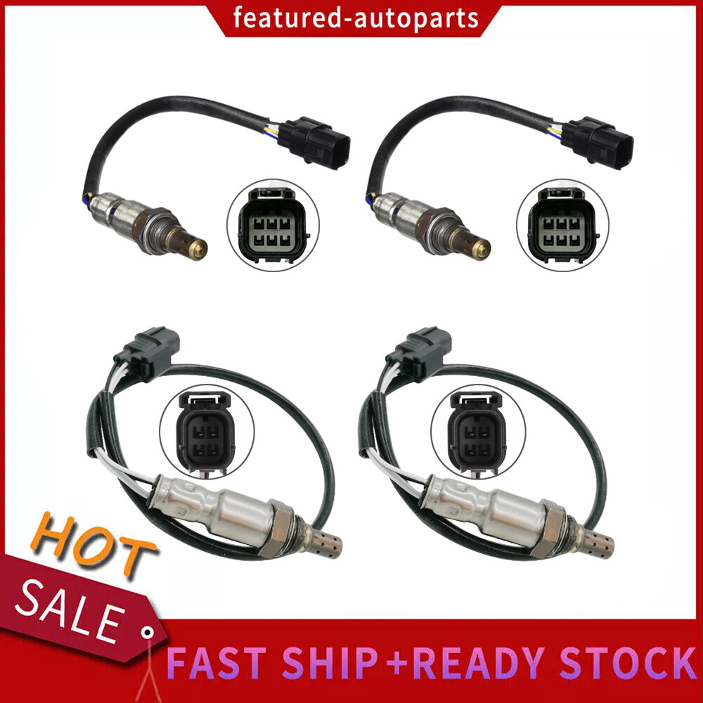 4pcs Up+Downstream Oxygen Sensor For Honda Accord Odyssey Pilot Acura MDX TL TSX