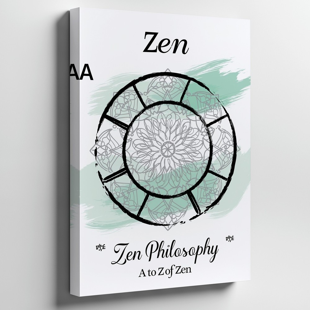 Create A Serene And Minimalist Design Featuring A Circular Enso Symbol Wall Art