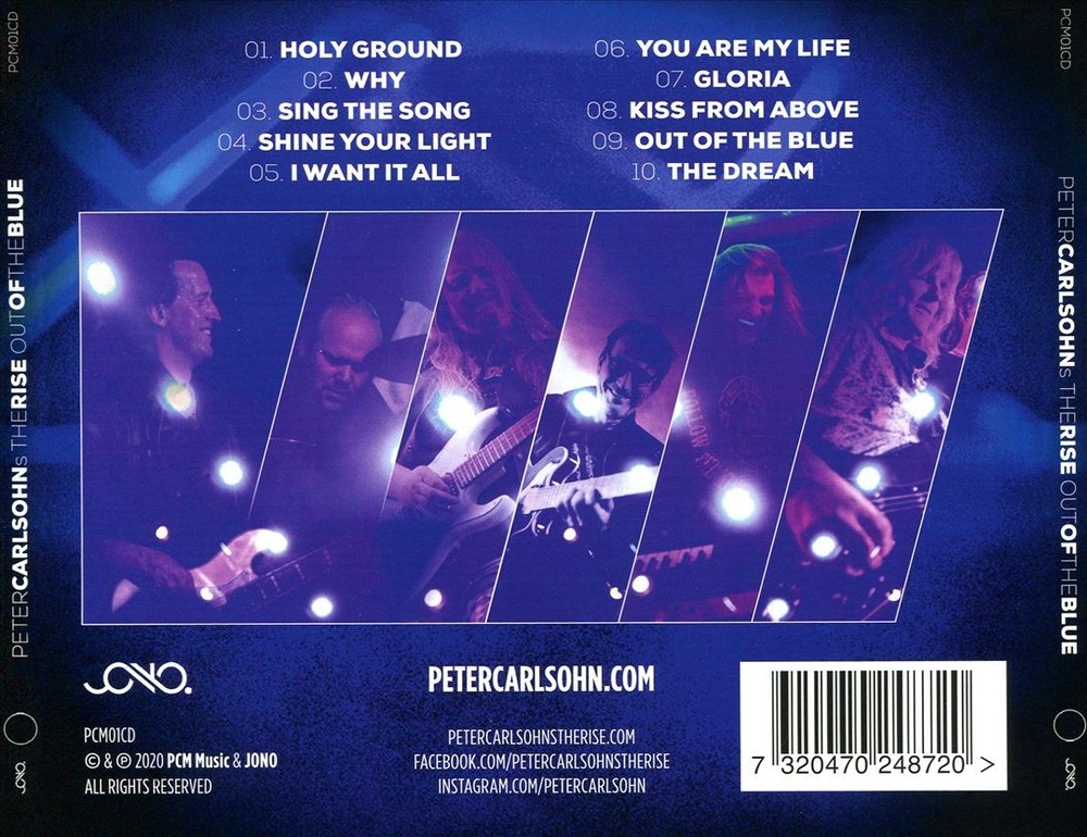 Peter Carlsohn's The Rise Out Of The Blue New Cd