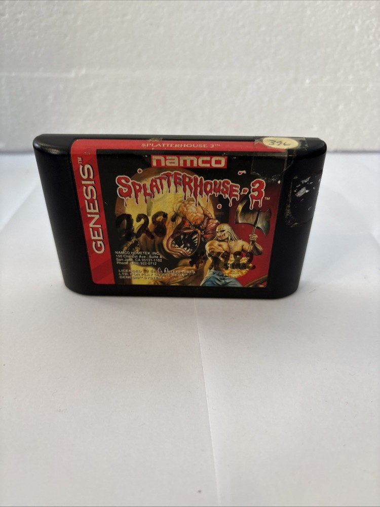 Splatterhouse 3 (Sega Genesis, 1993) Authentic Game Cartridge Only