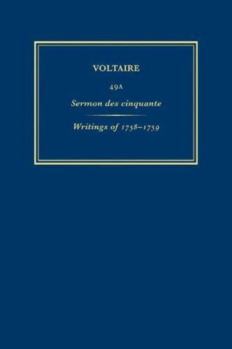 Sermon Des Cinquante, Writings of 1758-1759, Hardcover by Lee, J. Patrick (ED...
