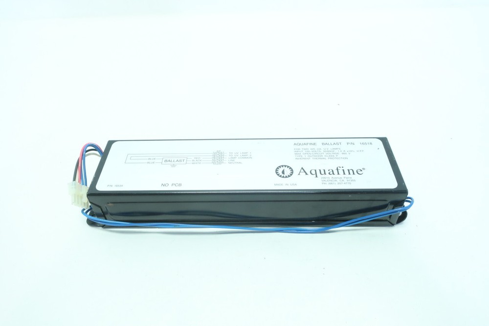 Aquafine 16518 Electronic Uv 120v-ac Ballast-image