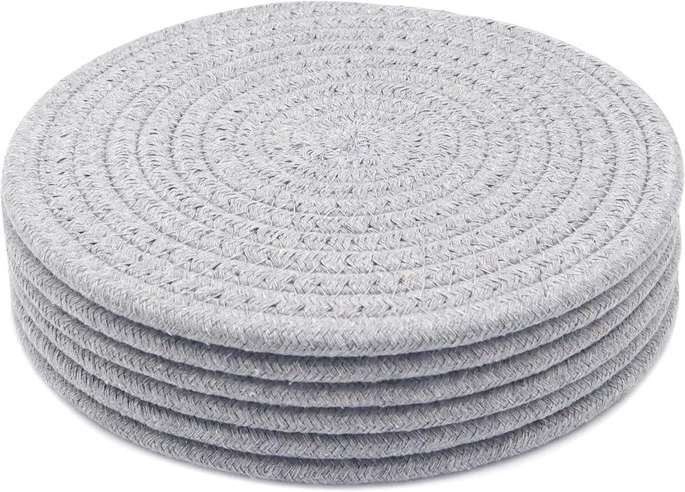 8-Inch Heat Resistant Kitchen Mat Tray for Hot Dishes and Pans  