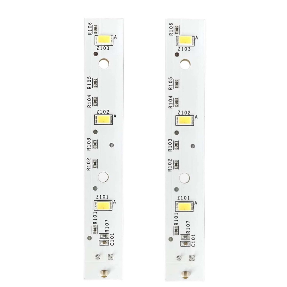Durable 2pcs WR55X26671 Refrigerator LED Light Board for GE Machine Bulb Part