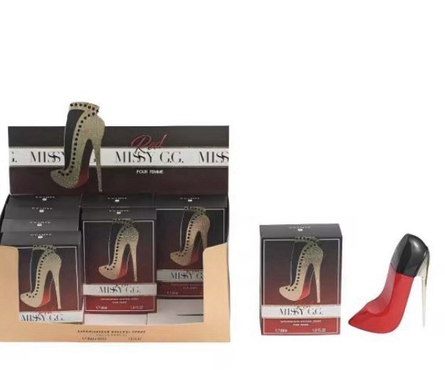 Miss G.G Women’s Mini High Heels Red  Eau De Perfume 30 ml 1.0 Floz