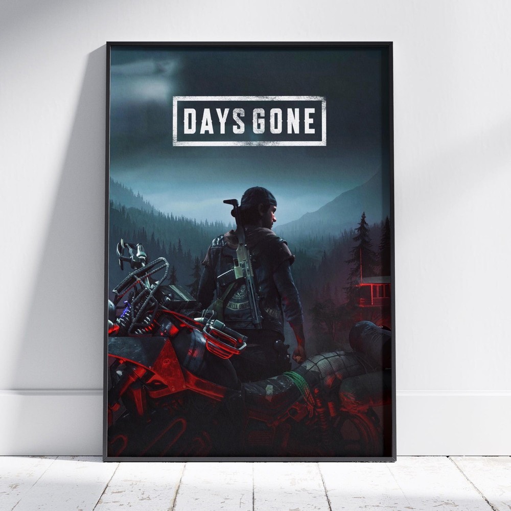 Days Gone Poster | Deacon St. John Video Game Wall Art Print Gamer Gift #2