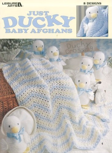 Just Ducky Baby Afghans: 8 Crochet Designs (Leisure Arts #3002) by Tammy Kreimey