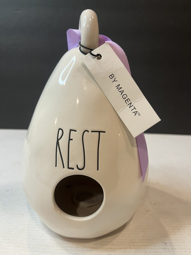 Rae Dunn REST   Round Birdhouse - Artisan Collection - By Magenta NWT