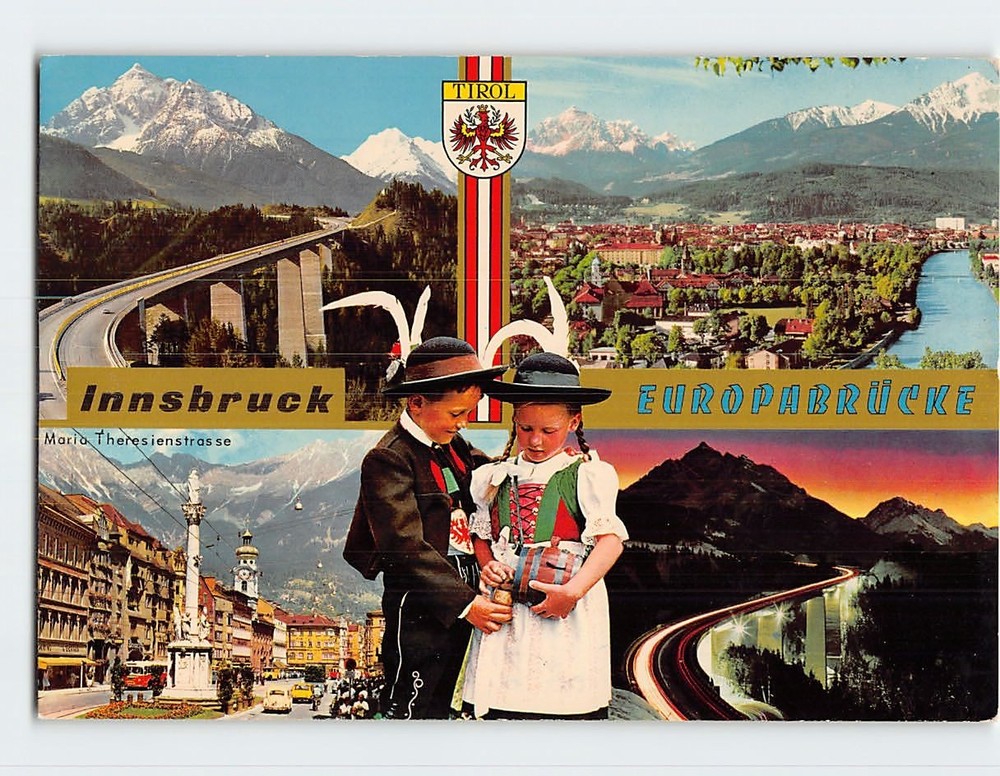 Postcard Views and Scenes in Innsbruck Austria