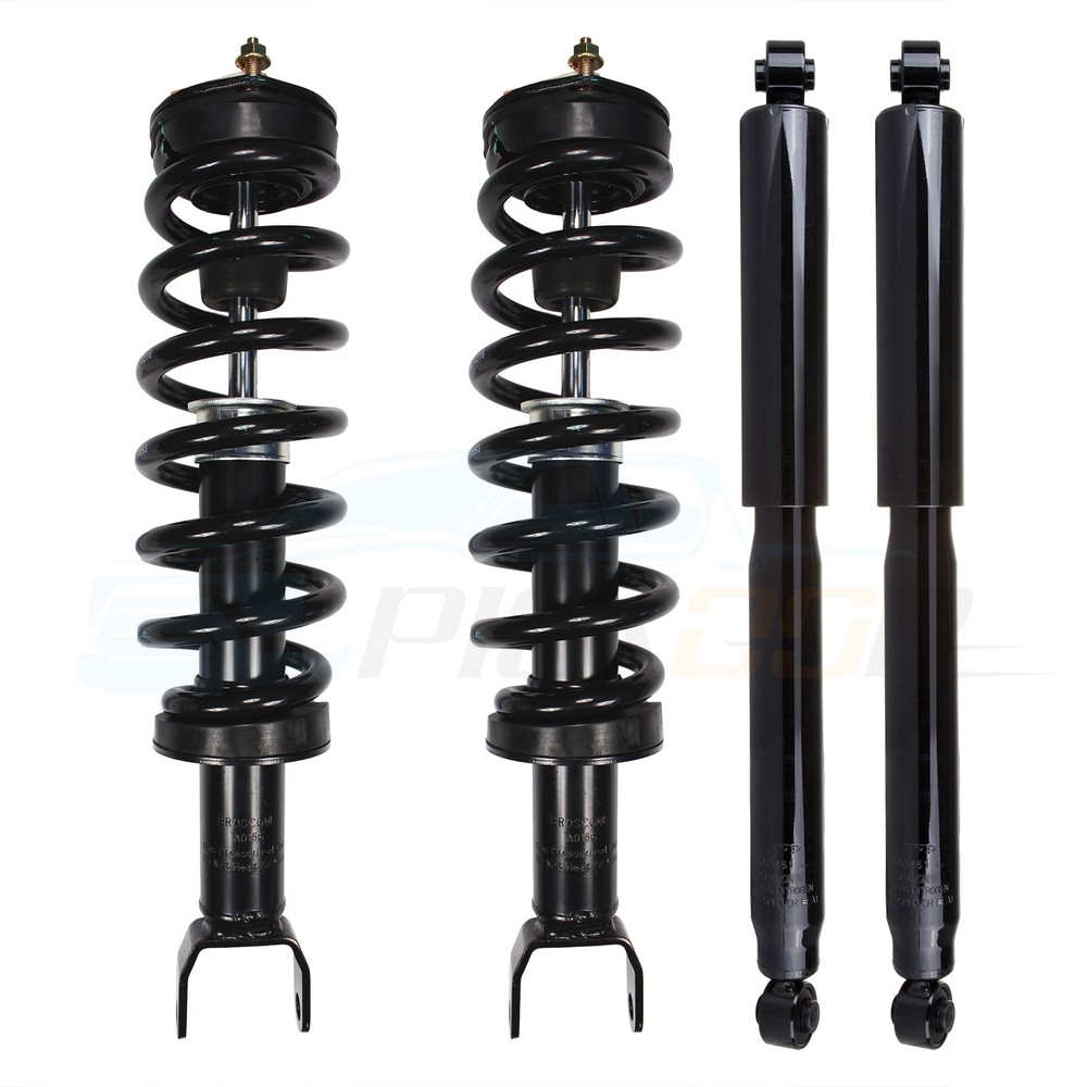 PICKOOR Front Rear Strut Spring Shock Kit for Ram 1500 4WD Pickup Truck