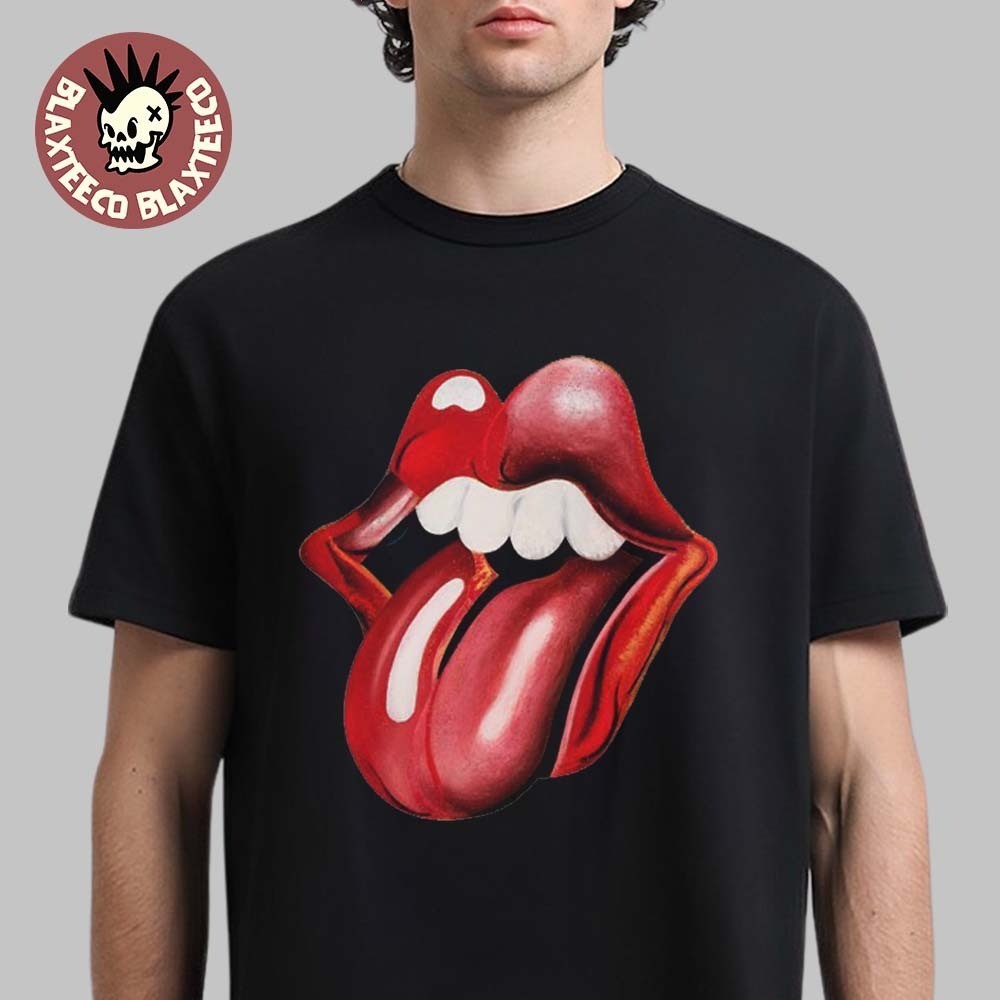 Rolling Stone Big Tongue Logo Shirt Foreign Tongues Graphic Tee Gift for Fans