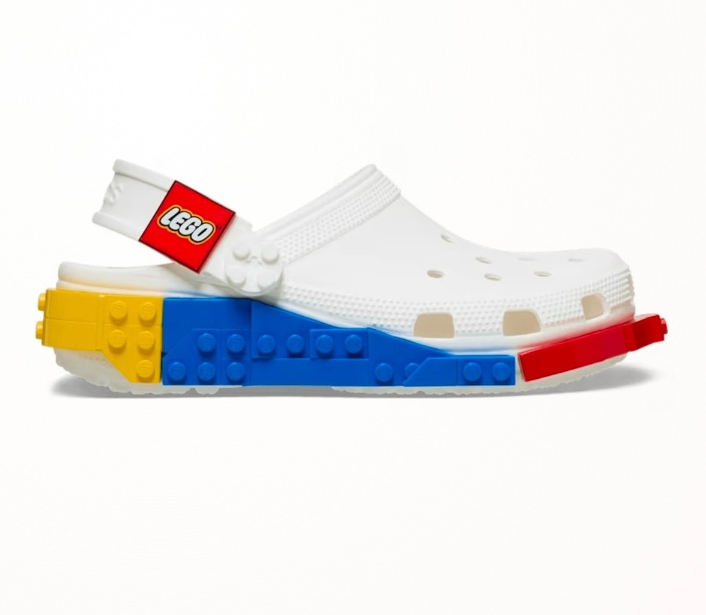 Crocs LEGO Creativity Clog 213811 White Unisex Sandals Slippers Korea