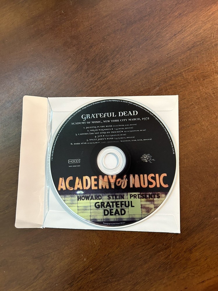 Grateful Dead Rockin The Rhein Bonus Disc NYC 1972 Live CD-image