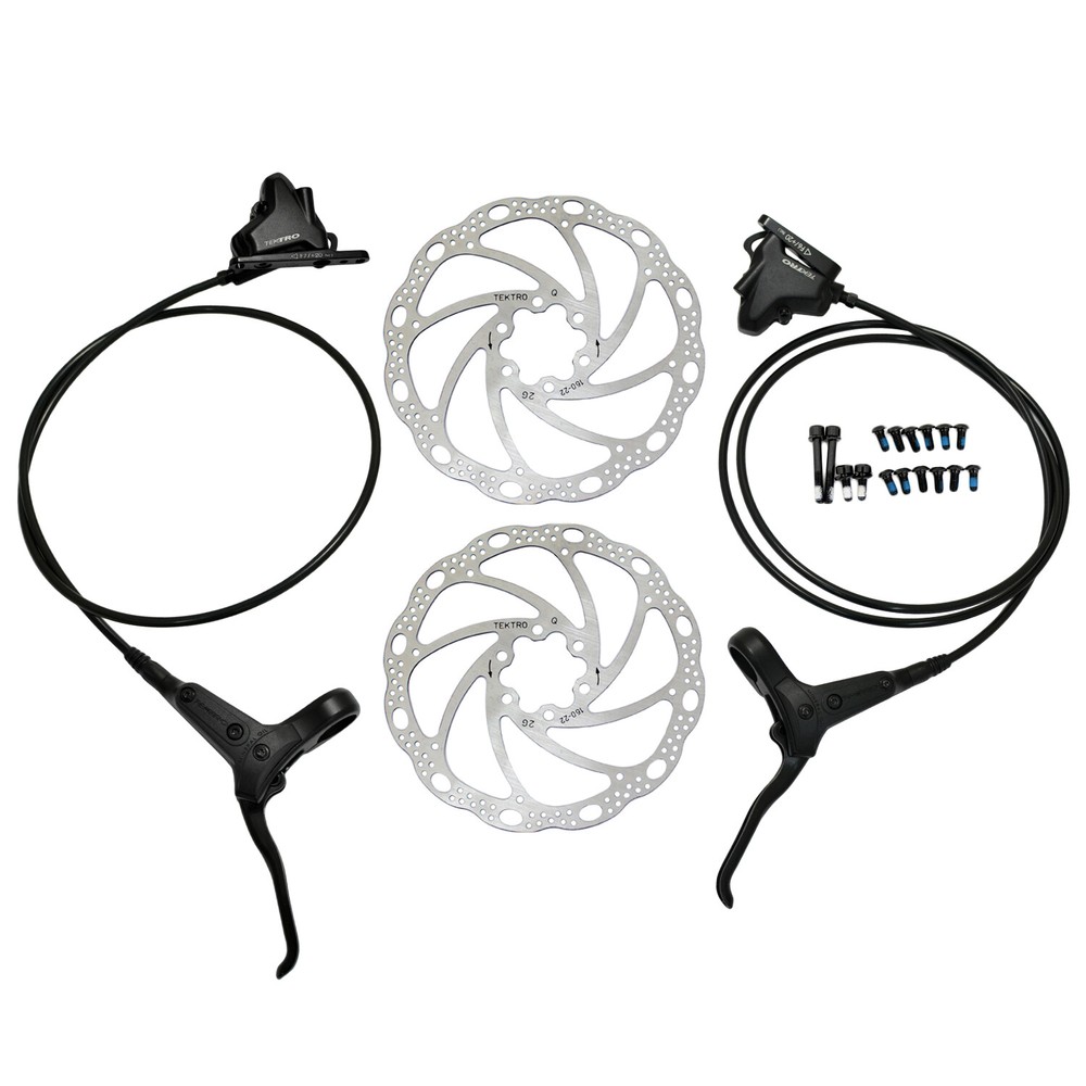 TEKTRO HD-R280 Flat Mount Hydraulic Disc Brake Set Road Dual Piston