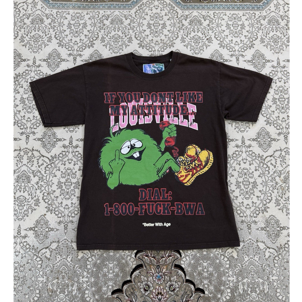 Better With Age Brown D!ckhead T-Shirt Size L