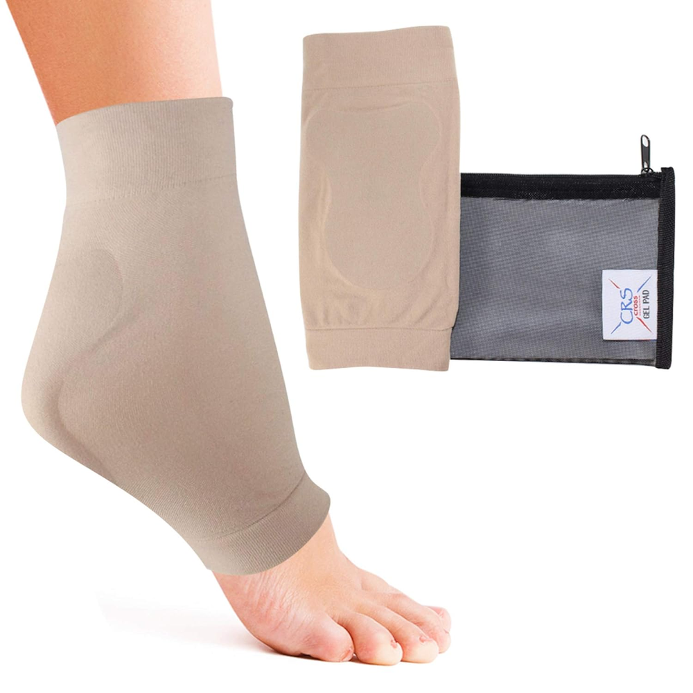 Achilles Heel Sleeve – Premium Padded Compression Gel Support Sleeves-image