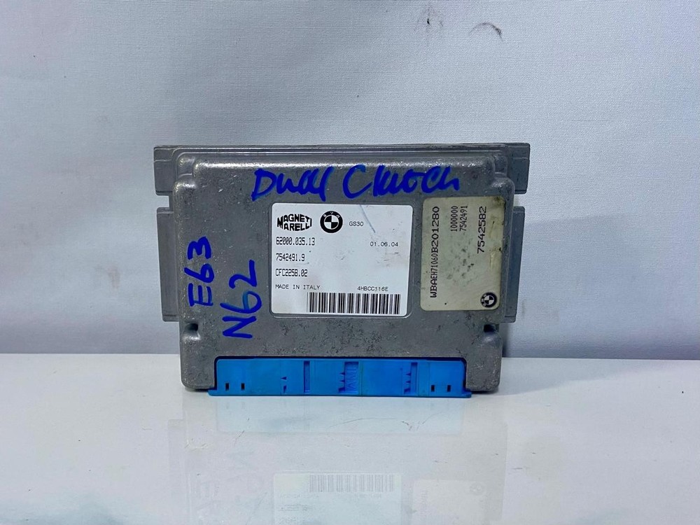 OEM BMW E46 E60 E63 E64 E85 325 SMG TRANSMISSION CONTROL MODULE 7542491 DUAL CLU