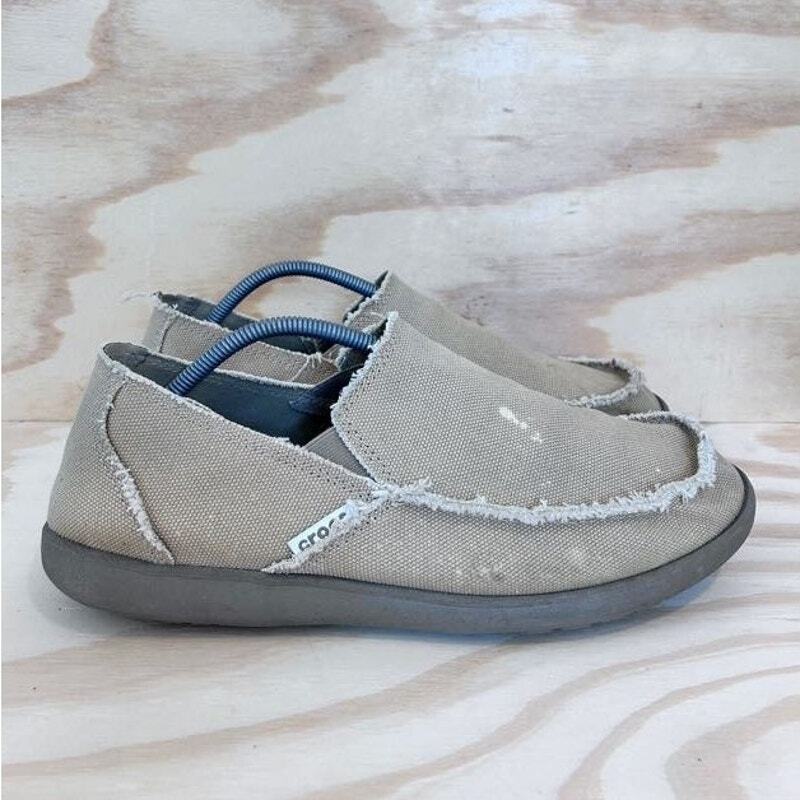 Crocs - Santa Cruz Slip-On Comfort - Loafers Shoes - Gray - Men's - 13