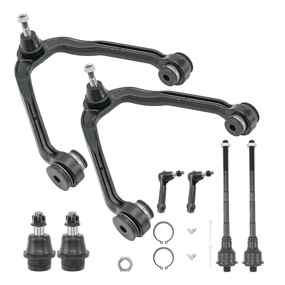 8 Front Upper Control Arm Ball Joint Tie Rod for GMC Yukon Chevy Silverado 1500
