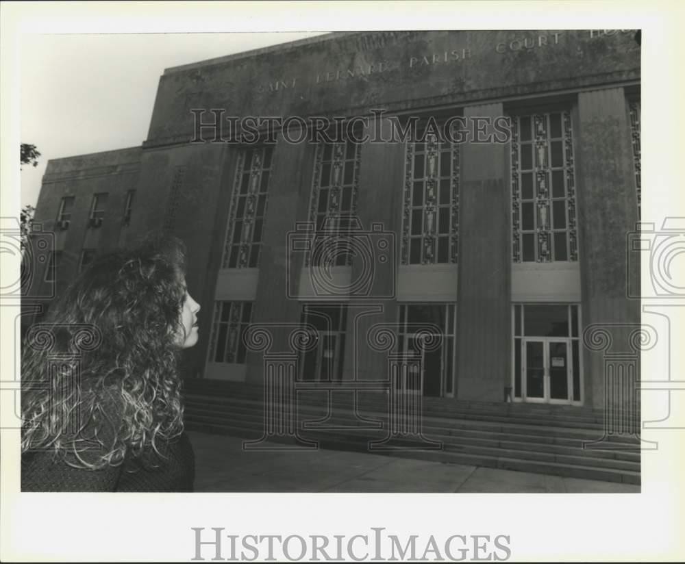 Press Photo Exterior view of St. Bernard Parish Courthouse - noc24061