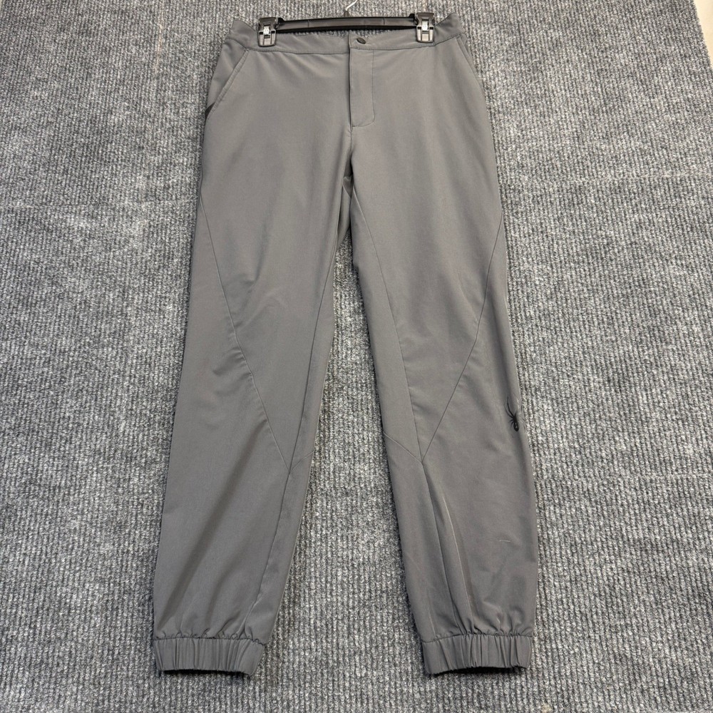Spyder Mens Gray Active Jogger Pants Size Medium Performance Stretch Outdoor