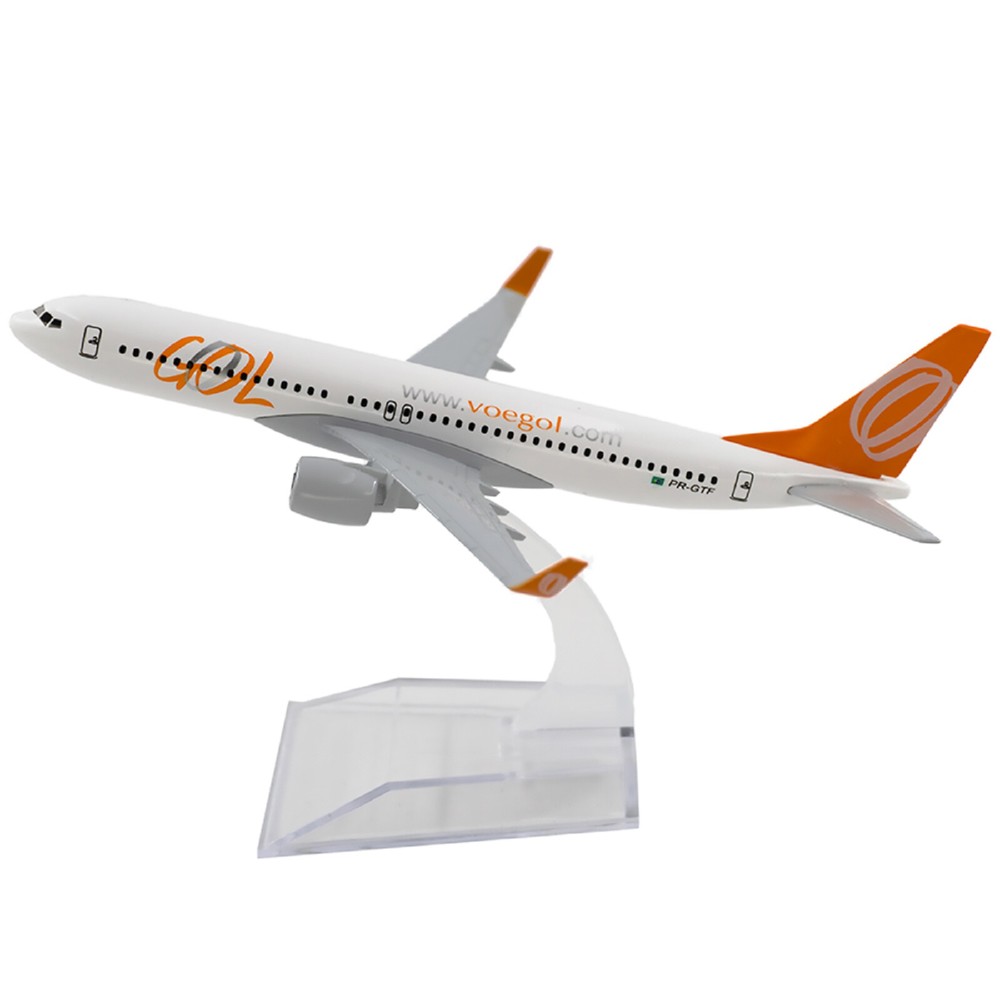 Avión escala 1/400 Brasil GOL 737 aleación avión modelo recuerdo exhibición regalo a
