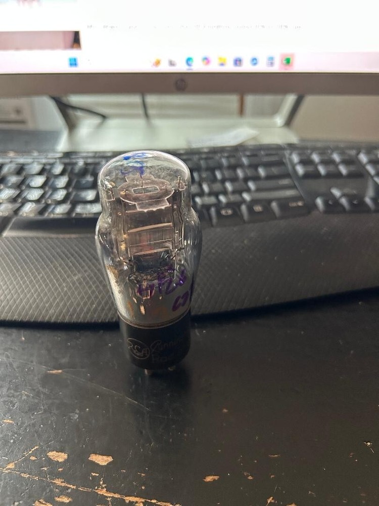 RCA Cunningham Type 26 Vacuum Tube Tests 62% Usable 70=OK