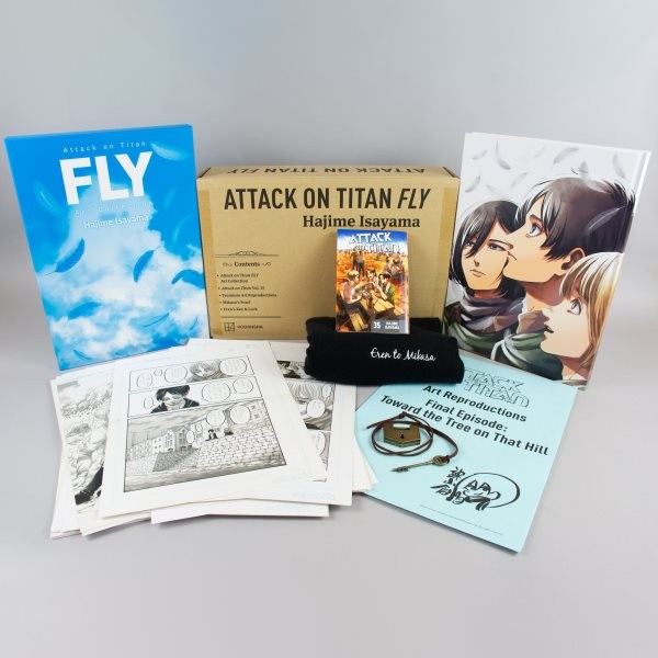 Attack on Titan 35 : Fly Collector's Box Set, Hardcover by Isayama, Hajime, U...
