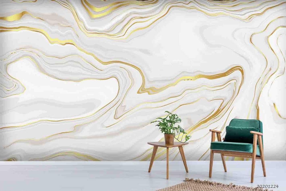 3D Marble Texture Wall Murals Wallpaper Murals Wall Sticker