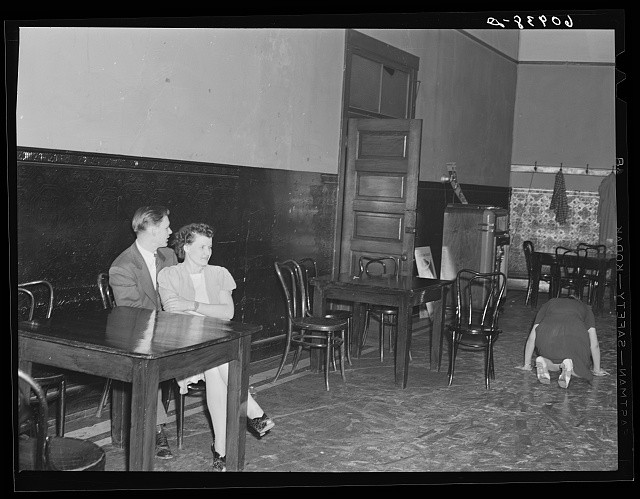 Photo:Cairo Illinois Beer Parlor Young Couples 1940 Interior Scene