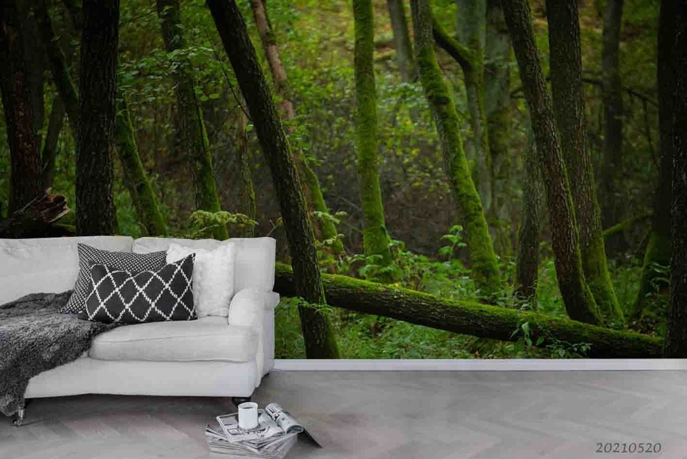3D Forest Plants Landscape Wall Murals Wallpaper Murals Wall Sticker