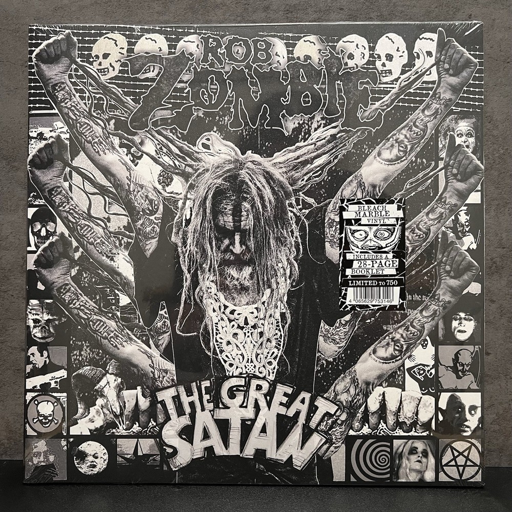 Rob Zombie – The Great Satan BLEACH MARBLE Vinyl LP Ltd Ed 750