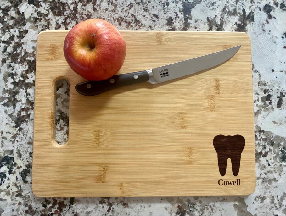 Dentist Cutting Board |  Orthodontist Charcuterie Board | Custom Serving Tray |