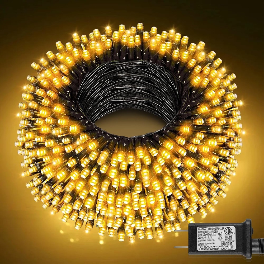 100ft 300 LED Outdoor Christmas String Lights IP65 Waterproof 8 Modes