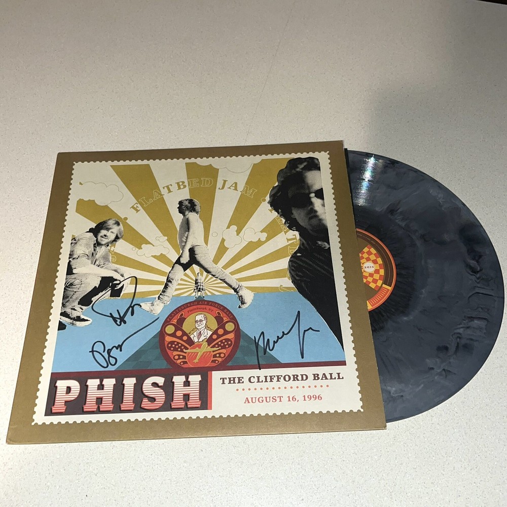 PHISH BAND signed autographed CLIFFORD BALL TREY MIKE PAIGE VINYL ALBUM JSA COA