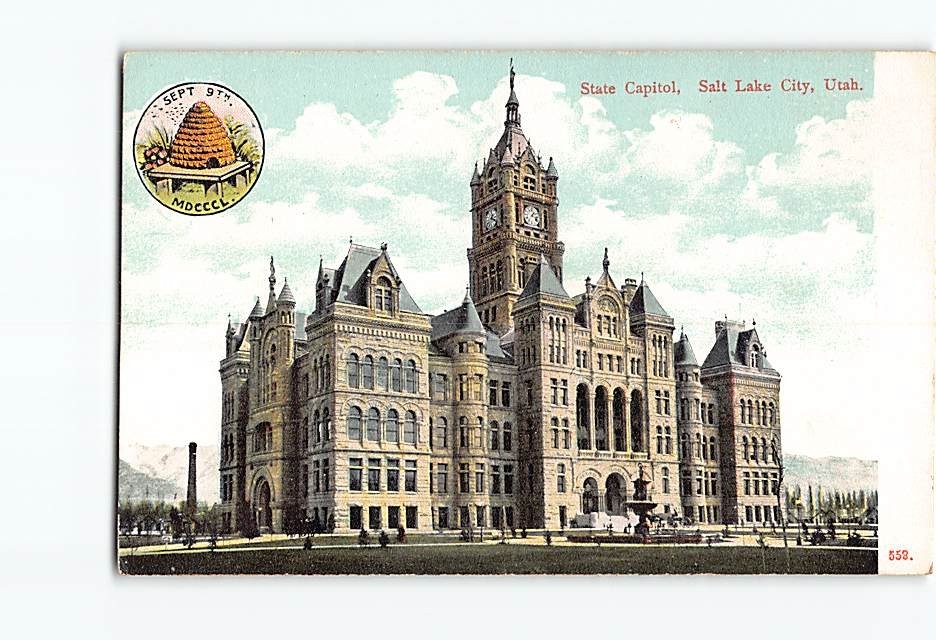 Postcard State Capitol Salt Lake City Utah USA