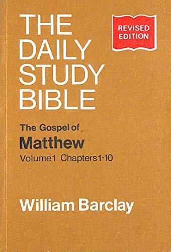 The Gospel of Matthew, Vol. 1, Chapters 1-10 (D... by Barclay, William PaperbackFREE US DELIVERY | ISBN: 0715202707 | Quality Books