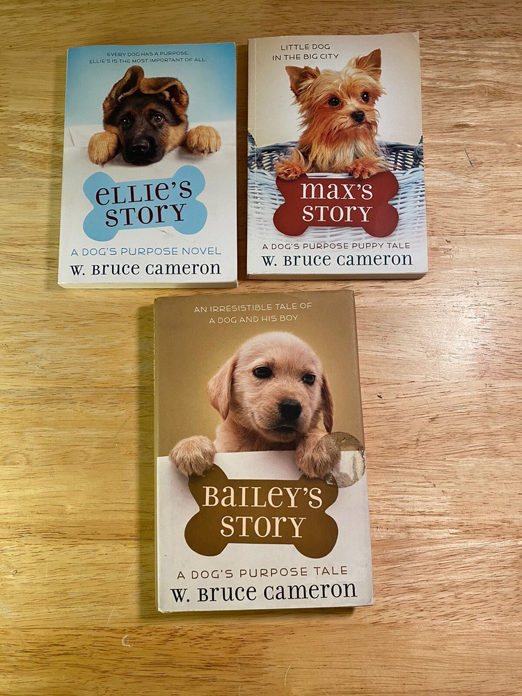 W. Bruce Cameron dog story LOT OF 3 children chapter books Max Bailey Molly