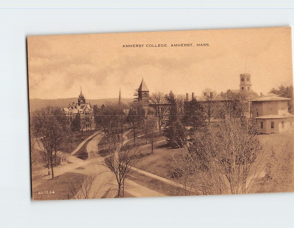 Postcard Amherst College Amherst Massachusetts USA