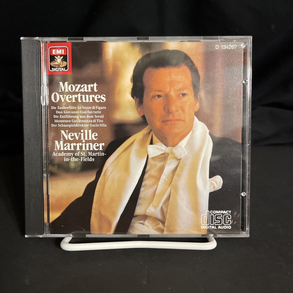 Mozart Overtures Neville Marriner Academy of St. Martin-in-the-Fields Audio CD-image