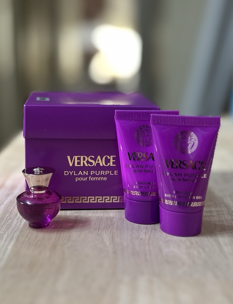 Versace Pour Femme Dylan Purple 3PCS Mini Splash Gift Set