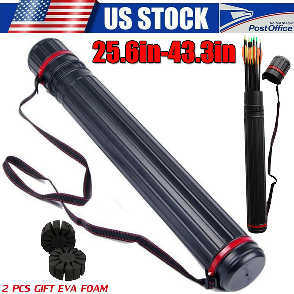 43-inch Adjustable Hunting Arrows Tube Quiver Case Accommodates 12-24Pcs Arrows-image