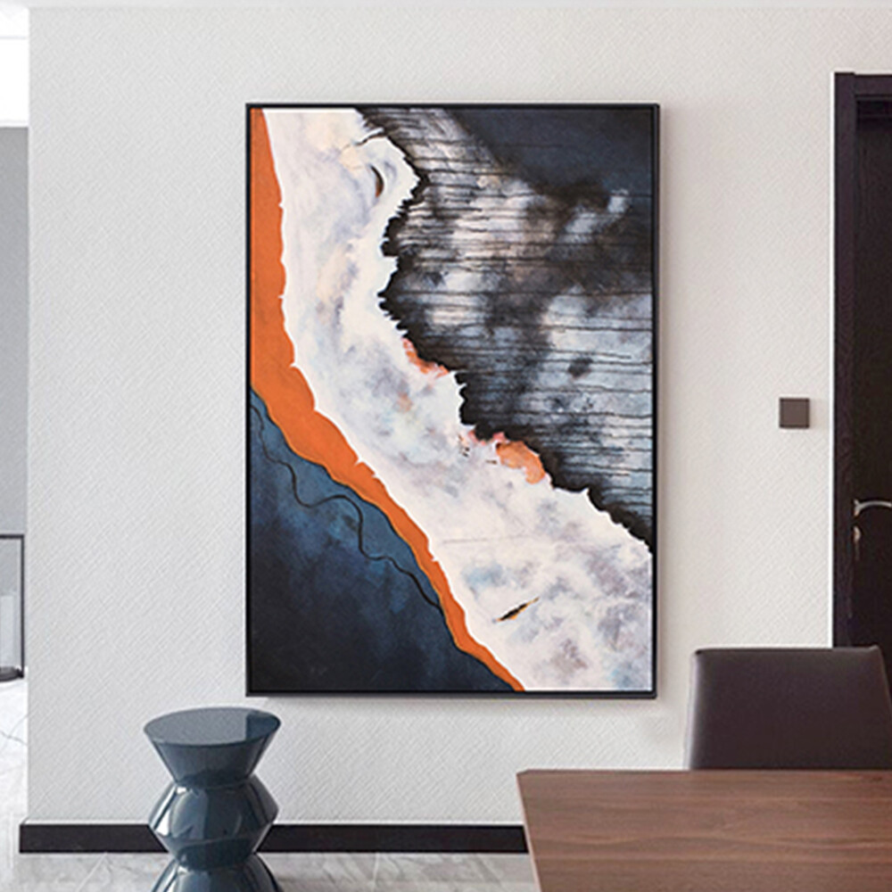 Abstract Art Hand Painted Oil Painting Landscape Wall Art Picture Handmade