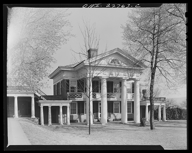 Photo:Myrtle Hall Madison Georgia 1930s Colonial Revival Mansion Estate