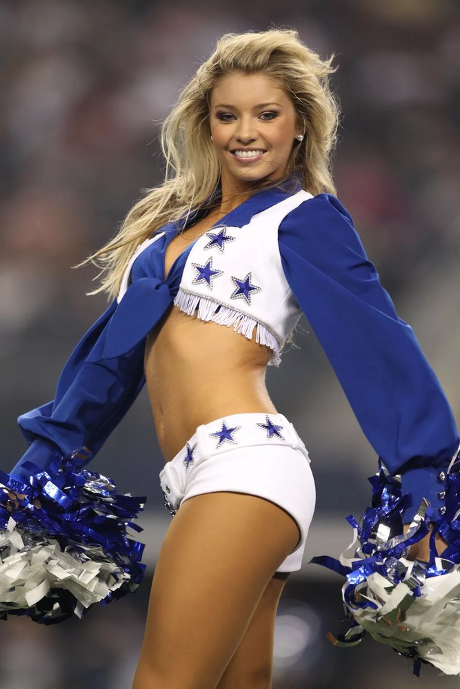 GLOSSY PHOTO PICTURE 4x6 Dallas Cowboys Cheerleader Sexy